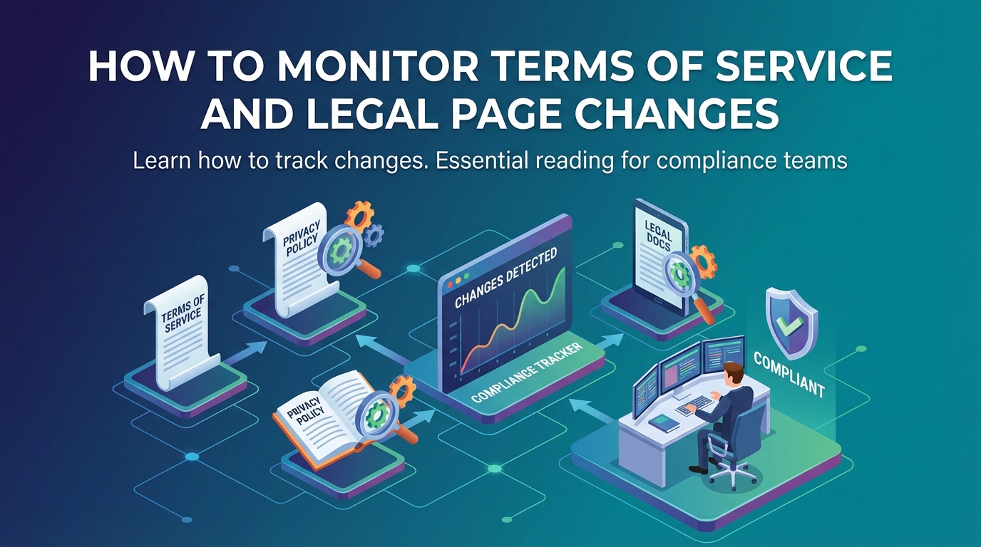 How to Monitor Terms of Service and Legal Page Changes ...